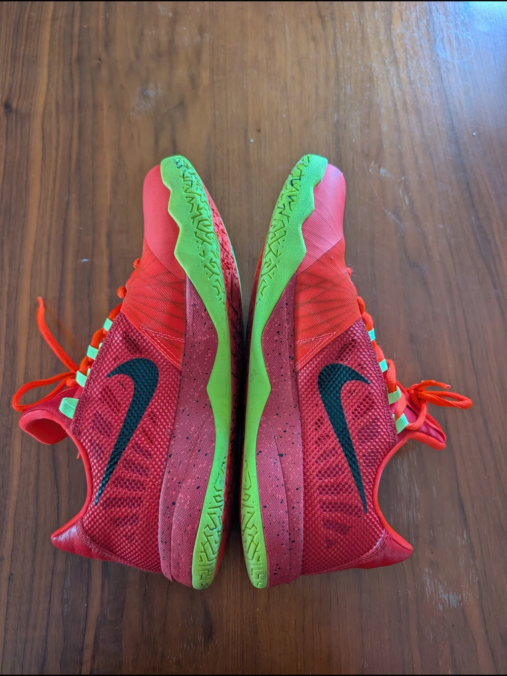 Nike Zoom Run The One 2014 Red Volt Basketball Shoes Men’s 9.5